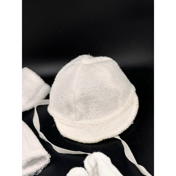 Cabbage Patch Kids Doll Preemie White Yellow Bunny Outfit Terry Cloth Complete - Picture 3 of 12